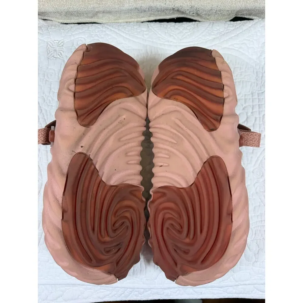 Salehe Bembury x Crocs Men's 11 Peach Pollex Fingerprint Textured Clog Sandals